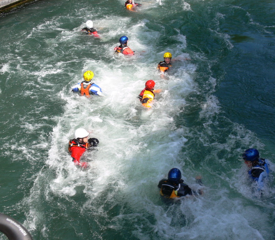 Die Rettungsschwimmer vom Kuhsee